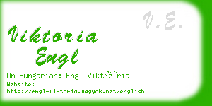 viktoria engl business card